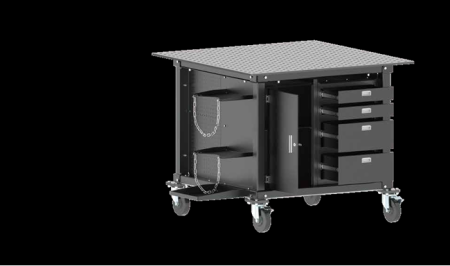 48IN. X 48IN. MOBILE WELDING TABLE