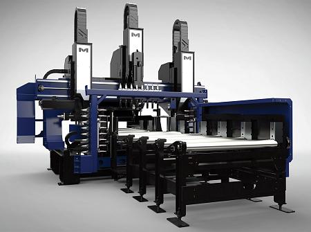 Automated 6-Axis Structural Steel Robotic Beam Cutting Machine With Seamle