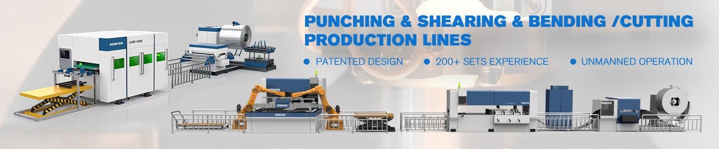 Coil fed punching shearing Machine