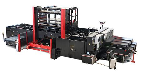 EMLK 3015 AJe Fiber Laser/Punch Combination Machine + ASR 3015 PR Automatio