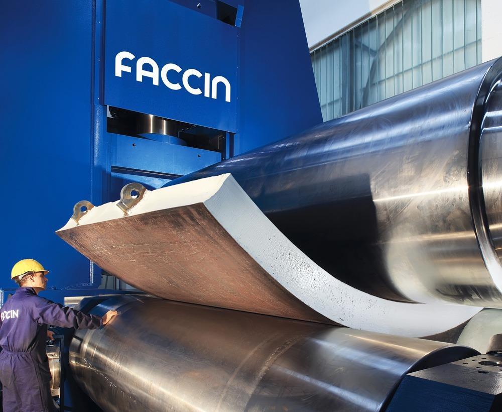 Faccin 3-Roll Variable Axis Plate Roll - HAV Series