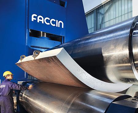 Faccin 3-Roll Variable Axis Plate Roll - HAV Series