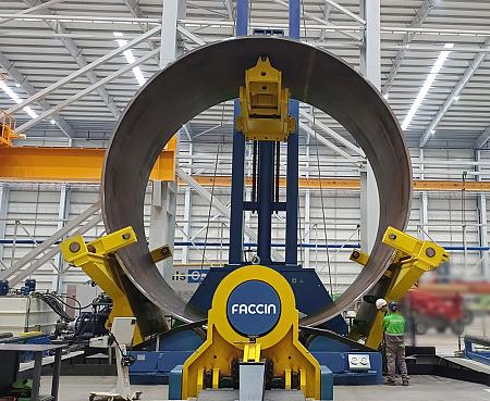 Faccin 4-Roll Plate Roll with Planetary Guides Design - 4HEP series