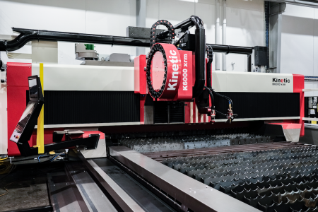 Kinetic K6000 Combination Plasma, Laser, Drilling Machine