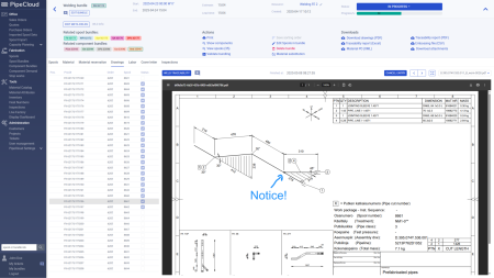 MES for Pipe Prefabrication - PipeCloud