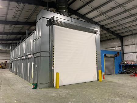 RollSeal Blast Booth Door