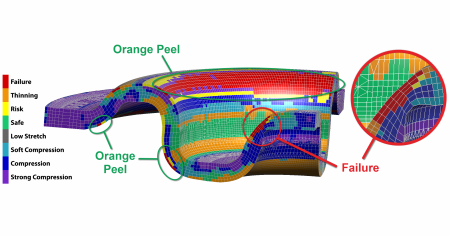 Stampack Forming Simulation With Shell & Solid Simulations