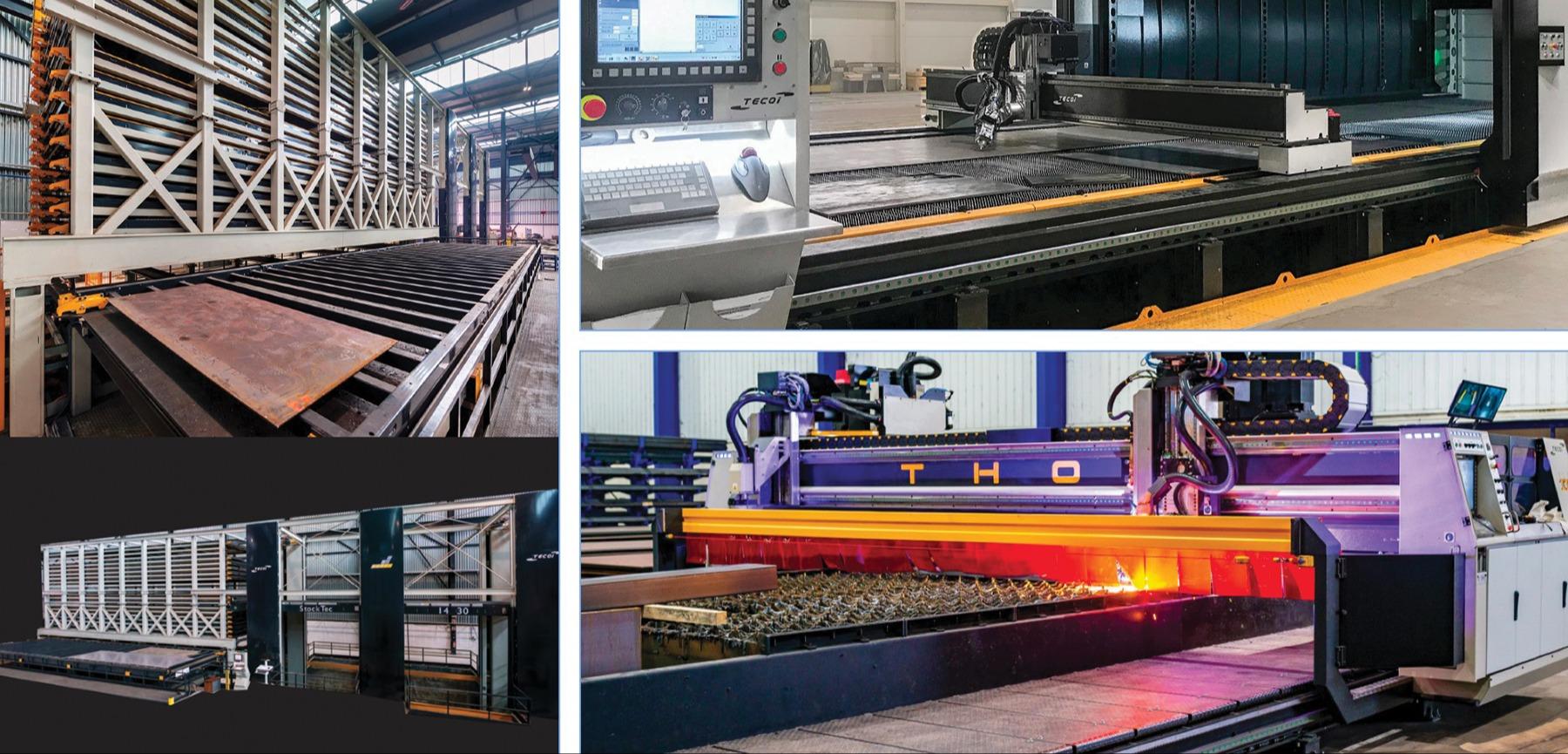 Tecoi USA Combines Integrated Plate Processing with Automated Material Han